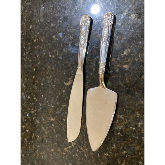 Cake Knife & Server  Stainless 2-Piece Set - Picture 13 of 15